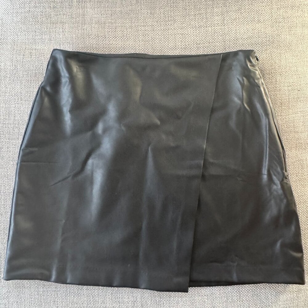 Leather Mini Skirt